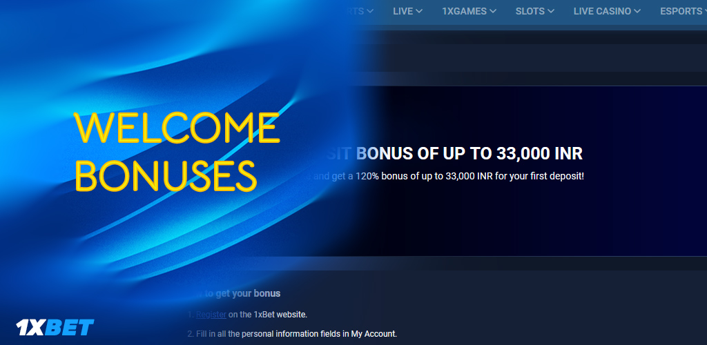 Welcome Bonuses 1xbet for New Players